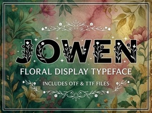 Jowen Font: a Modern Brush Script for Creative Projects