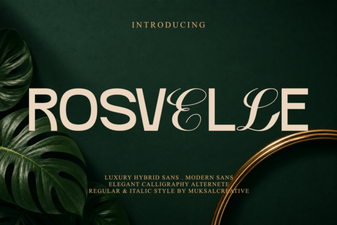 Explore Rosvelle Font for Creative Projects