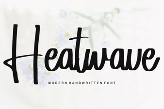 Heatwave Font: Bold Designs & Creative Projects