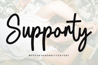 Supporty Font: a Modern Design Companion